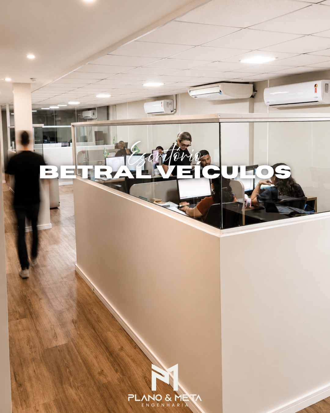 Interior do escritório Betral Veículos